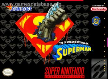 Cover Death and Return of Superman, The for Super Nintendo